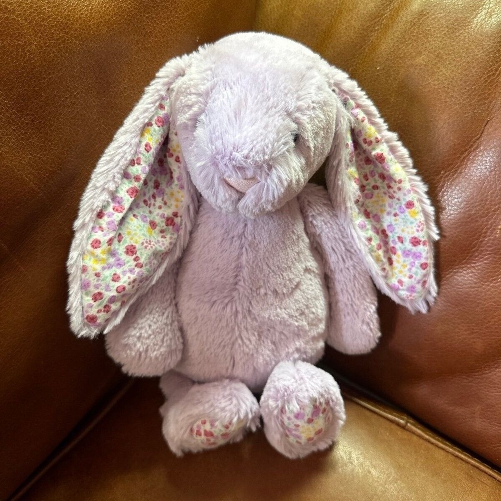 Jellycat Purple Jasmine Blossom Bunny BNWOT HTF & Rare